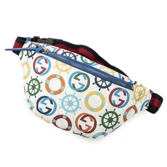 Gucci Gucci Kids Multicolor Expandble Web Belt Bag